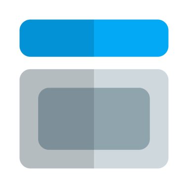 Üstü başlıklı dikdörtgen kutu çerçevesi