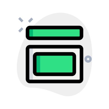 Üstü başlıklı dikdörtgen kutu çerçevesi