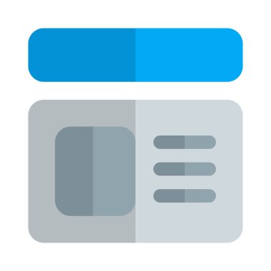 Başlık düzeni ile boş kimlik biçimi şablonu