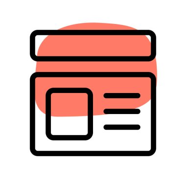 Başlık düzeni ile boş kimlik biçimi şablonu