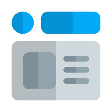 Boş profil resimli çalışan kartı