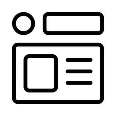 Boş profil resimli çalışan kartı