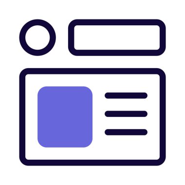 Boş profil resimli çalışan kartı