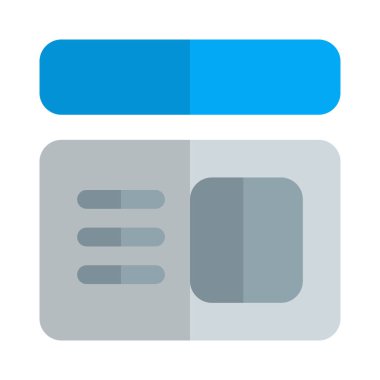 Üzerinde başlık olan öğrenci kimliği biçimi