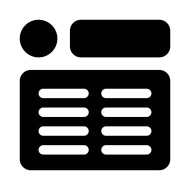 Düzenlenebilir çerçeve düzeninde düzenlenmiş paragraf gövdesi