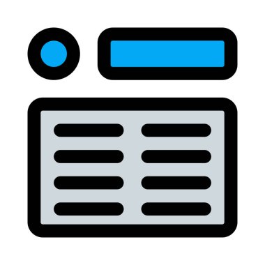 Düzenlenebilir çerçeve düzeninde düzenlenmiş paragraf gövdesi