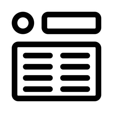 Düzenlenebilir çerçeve düzeninde düzenlenmiş paragraf gövdesi