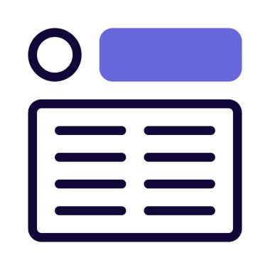 Düzenlenebilir çerçeve düzeninde düzenlenmiş paragraf gövdesi