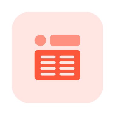 Düzenlenebilir çerçeve düzeninde düzenlenmiş paragraf gövdesi