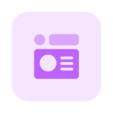 Beyaz bir arkaplanda izole edilmiş özgün hükümet kimlik belgesi