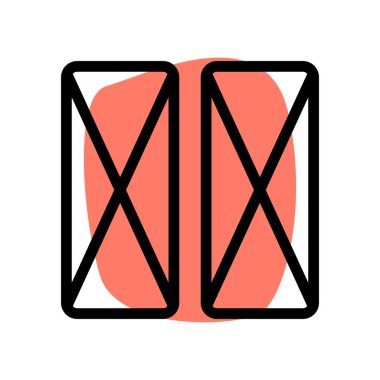 Çifte Çapraz tel çerçeve şablon tasarımı düzeni