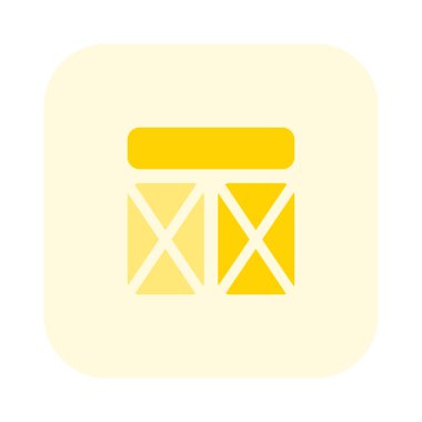 Üzerinde başlık olan yeni tasarım çapraz çerçeve tasarımı