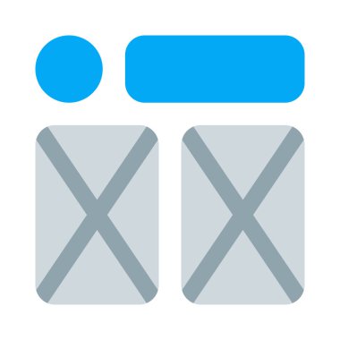 Çift son çapraz çerçeve tasarım şablonu düzeni