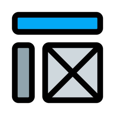 Sağ tarafta yan çubuklarla çapraz tel çerçeve