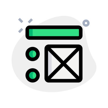 Çubuklu ve çapraz çerçeve montajlı dairesel üst görünüm