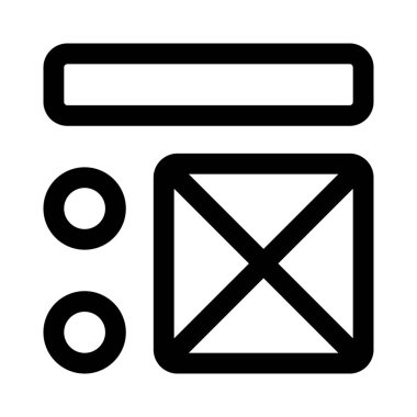 Çubuklu ve çapraz çerçeve montajlı dairesel üst görünüm