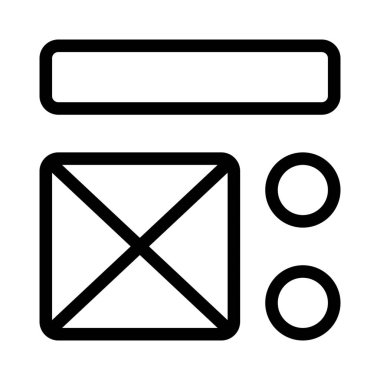 Çapraz çerçeve montajı çubuk ve yuvarlak blok üst görünümü