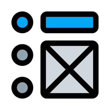 Çapraz çerçeve montajlı çoklu yuvarlak çubuk üst görünümü