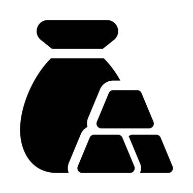 Altın çuval, değerli bir hazine koleksiyonu.