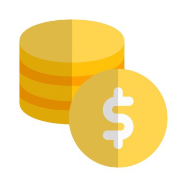 Dolar para koleksiyonu birbirleri üzerine yığılır.