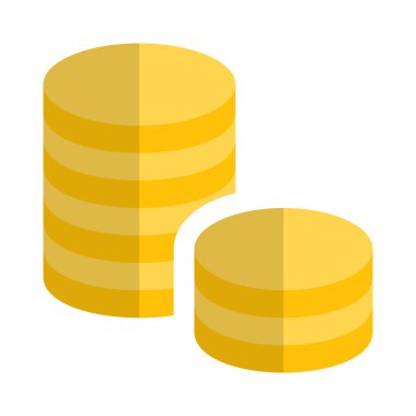 Gümüş para yığını Değerli hazine koleksiyonu