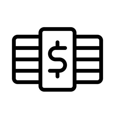 Etiket slipli USD banknotları demeti