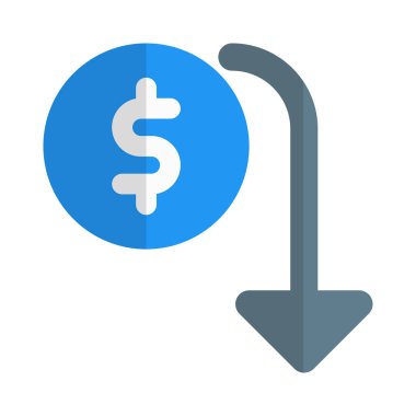 Dolar parasının devalüasyonu, değer kaybı mali düşüş eğilimi