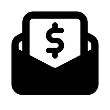 bir zarf içinde uluslararası para çeki ödemesi