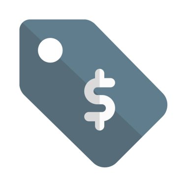 Alışveriş merkezi fiyat etiketi için dolar para etiketi