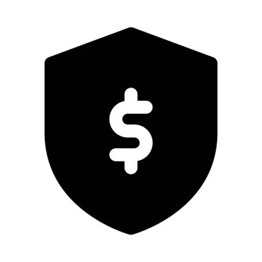 Dolar sembolü ve garantili para..