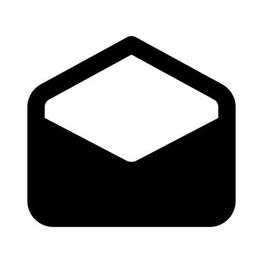 Alınan e- postayı oku, vektör illüstrasyonu 