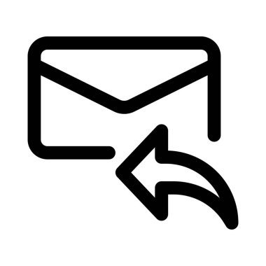 cevap e- posta iletisi, vektör illüstrasyonu 