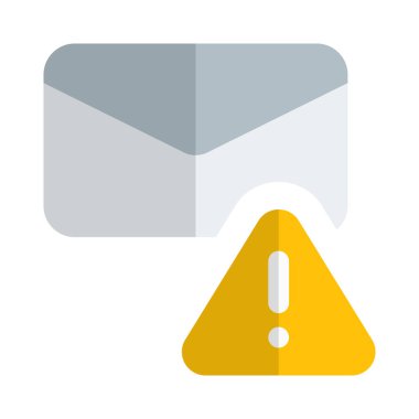 e- posta uyarı iletisi, vektör illüstrasyonu 