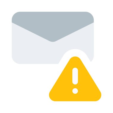 e- posta uyarı iletisi, vektör illüstrasyonu 