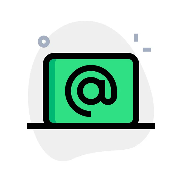 Adresse Email Carte Contact — Image vectorielle