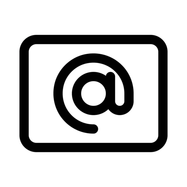 Karta Kontaktowa Adresu Mail — Wektor stockowy