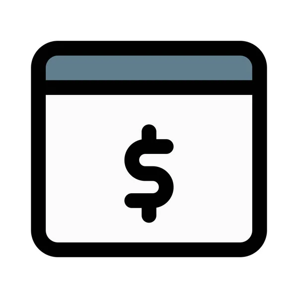 Nakitsiz Dijital Ödeme Portalı Için Çevrimiçi Işlem — Stok Vektör