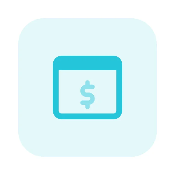 Online Tranzakció Készpénz Nélküli Digitális Fizetési Portálra — Stock Vector