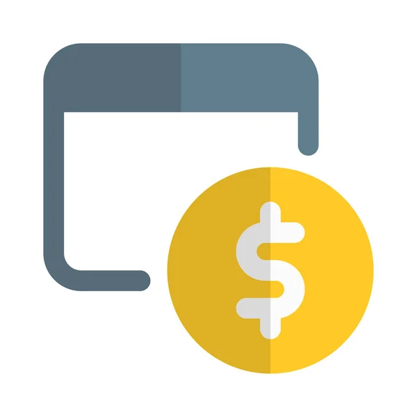 Online Πρόγραμμα Περιήγησης Αγορά Για Ηλεκτρονικό Εμπόριο Checkout Χρηματοδότηση — Διανυσματικό Αρχείο