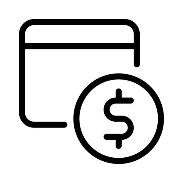 Online Nákupní Prohlížeč Pro Commerce Finance Pokladna — Stockový vektor