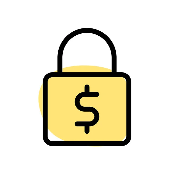 Veilige Online Betaling Ssl Bescherming Geld Veiligheid — Stockvector