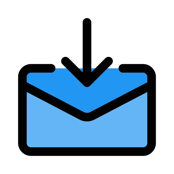 Uložit Stáhnout Mail — Stockový vektor