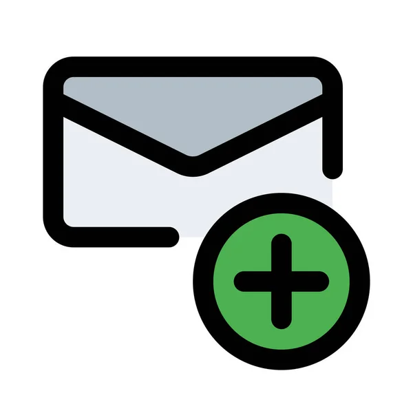 Stuur Een Nieuwe Mail — Stockvector