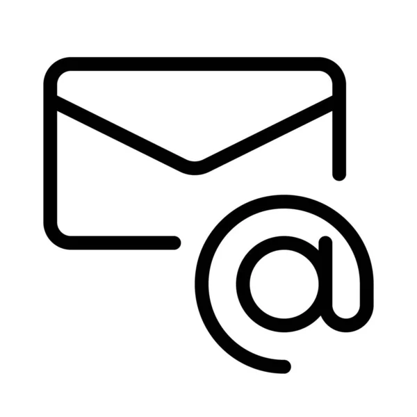 Email Address Service Illustration Vectorielle — Image vectorielle