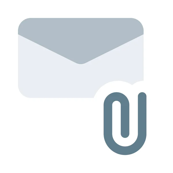 Email Συνημμένο Διανυσματική Απεικόνιση — Διανυσματικό Αρχείο