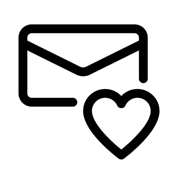 Favoriete Prioritaire Mail Vectorillustratie — Stockvector
