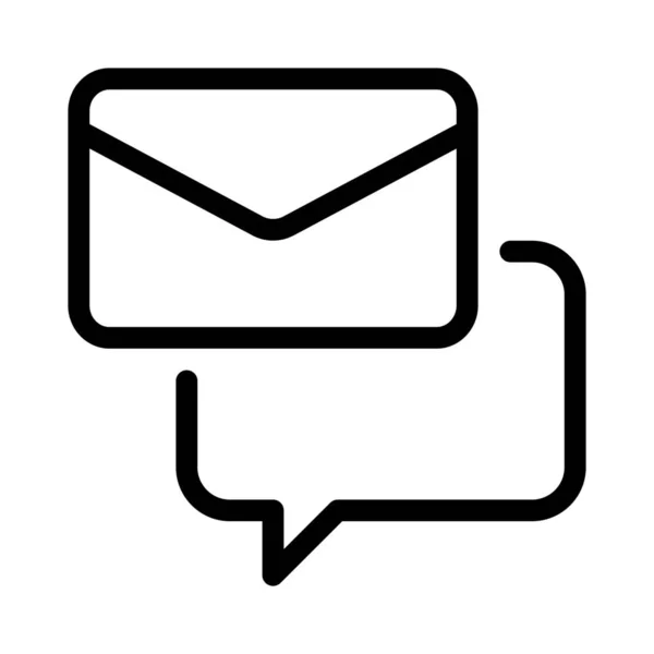 Online Mail Συνομιλία Διανυσματική Απεικόνιση — Διανυσματικό Αρχείο