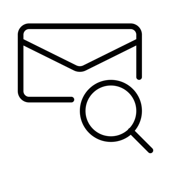Pesquisa Mensagem Mail Ilustração Vetorial — Vetor de Stock