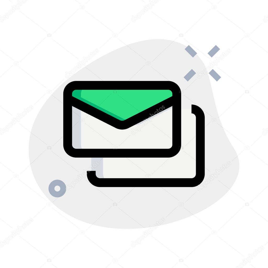 category emails bundle, vector illustration 
