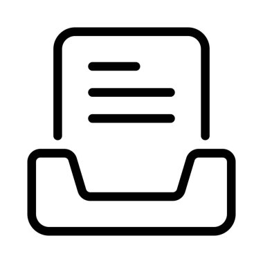 belge dosyası, vektör illüstrasyonu gönder 